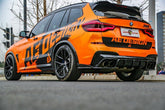BMW X3M X3MC F97 (Fits Both Pre-LCI & LCI) 2019 2020 2021 2022 2023 2024 with Aftermarket Parts - AE Style Rear Spoiler Carbon Fiber from ArmorExtend